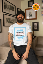 Load image into Gallery viewer, Chicago ESSENTIAL Short-Sleeve Unisex T-Shirt by Grace and Mercy Gear®