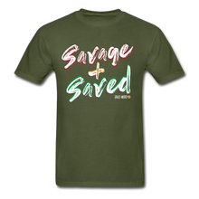 Load image into Gallery viewer, Hanes Adult Tagless T-Shirt - military green
