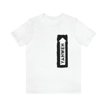 Load image into Gallery viewer, Yahweh Unisex Jersey Offset Short Sleeve Tee
