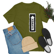 Load image into Gallery viewer, Yahweh Unisex Jersey Offset Short Sleeve Tee
