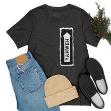 Load image into Gallery viewer, Yahweh Unisex Jersey Offset Short Sleeve Tee
