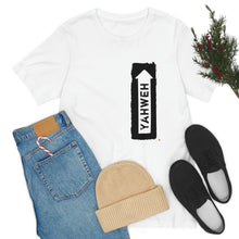 Load image into Gallery viewer, Yahweh Unisex Jersey Offset Short Sleeve Tee
