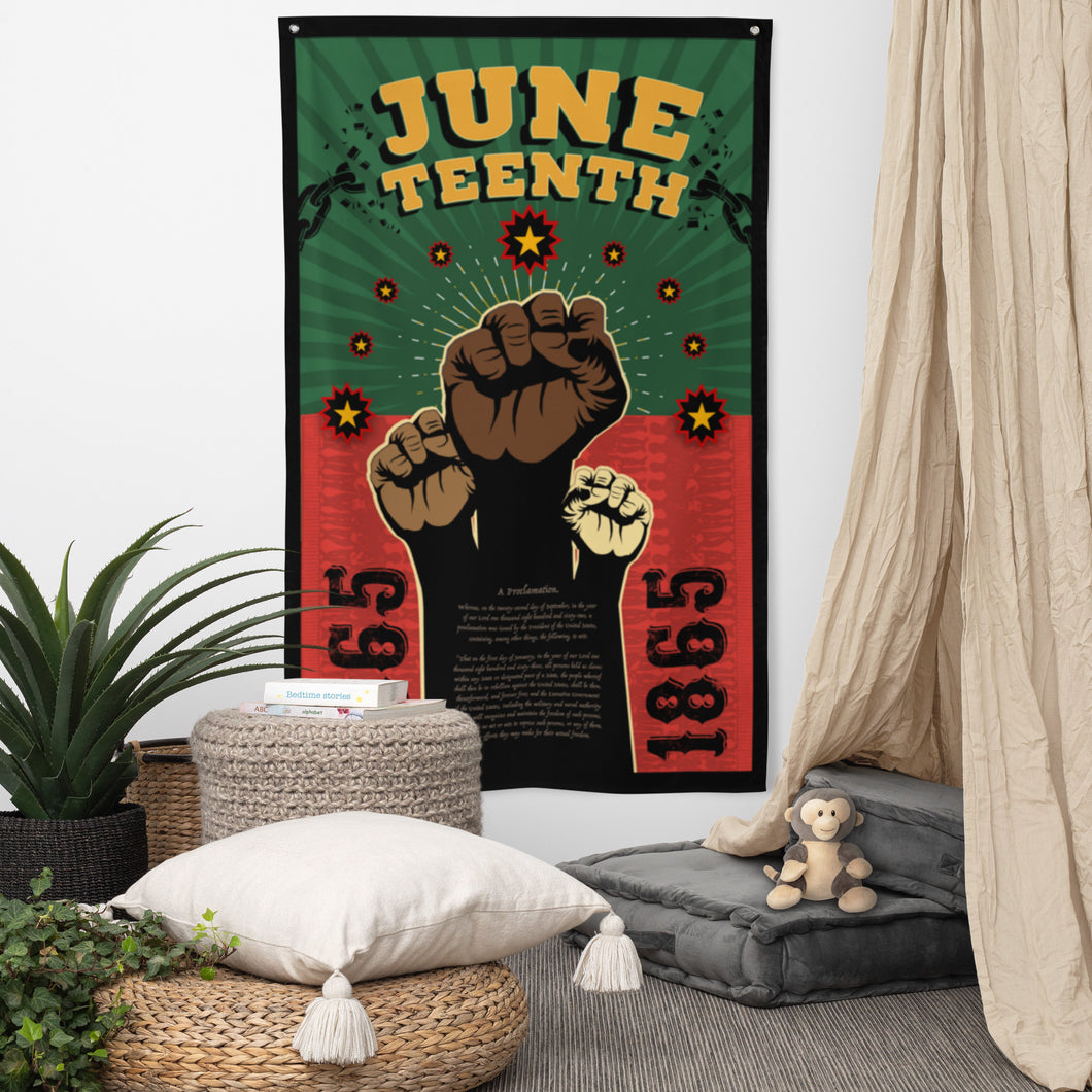 Fight the Power Juneteenth Flag