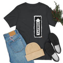 Load image into Gallery viewer, Yahweh Unisex Jersey Offset Short Sleeve Tee

