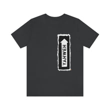 Load image into Gallery viewer, Yahweh Unisex Jersey Offset Short Sleeve Tee
