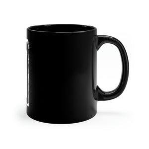 11oz Black Yahweh Mug (Vertical)
