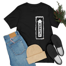 Load image into Gallery viewer, Yahweh Unisex Jersey Offset Short Sleeve Tee
