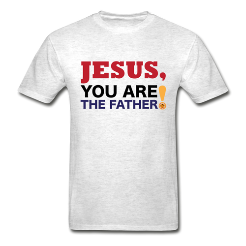Jesus You are The Father Tee - light heather gray