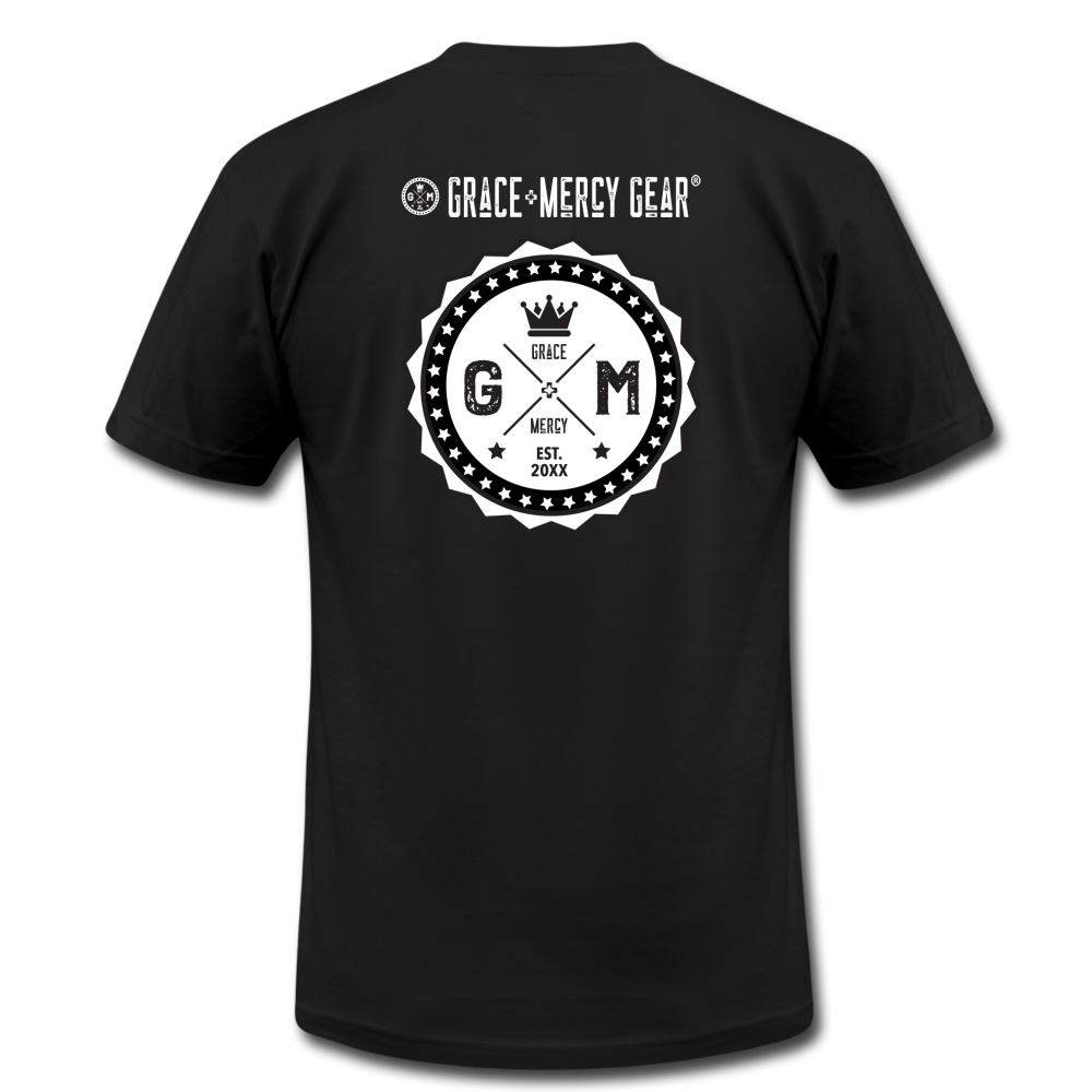 Try God Men's T-Shirt by Grace and Mercy Gear - black