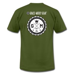 Try God Men's T-Shirt by Grace and Mercy Gear - olive