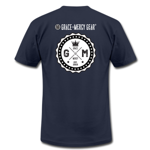 Try God Men's T-Shirt by Grace and Mercy Gear - navy