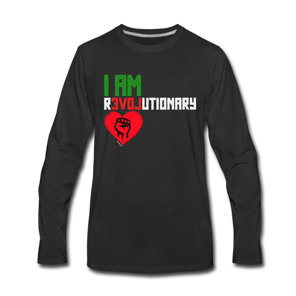 Men's Premium Long Sleeve T-Shirt - black