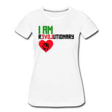 Load image into Gallery viewer, I AM REVOLUTIONARY Women’s Premium Tee - white
