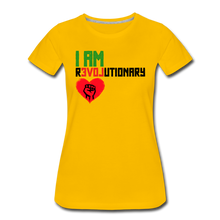 Load image into Gallery viewer, I AM REVOLUTIONARY Women’s Premium Tee - sun yellow
