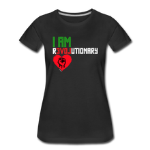 Load image into Gallery viewer, I AM REVOLUTIONARY Premium Women’s Dark Tee - black
