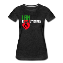 Load image into Gallery viewer, I AM REVOLUTIONARY Premium Women’s Dark Tee - charcoal gray
