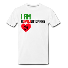 Load image into Gallery viewer, I AM REVOLUTIONARY Men&#39;s T-Shirt BOLD YELLOW - white
