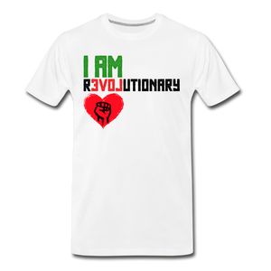 I AM REVOLUTIONARY Men's T-Shirt BOLD YELLOW - white