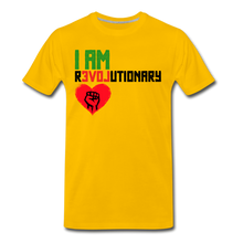 Load image into Gallery viewer, I AM REVOLUTIONARY Men&#39;s T-Shirt BOLD YELLOW - sun yellow
