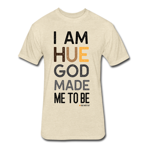 I am Hue Tee - heather cream