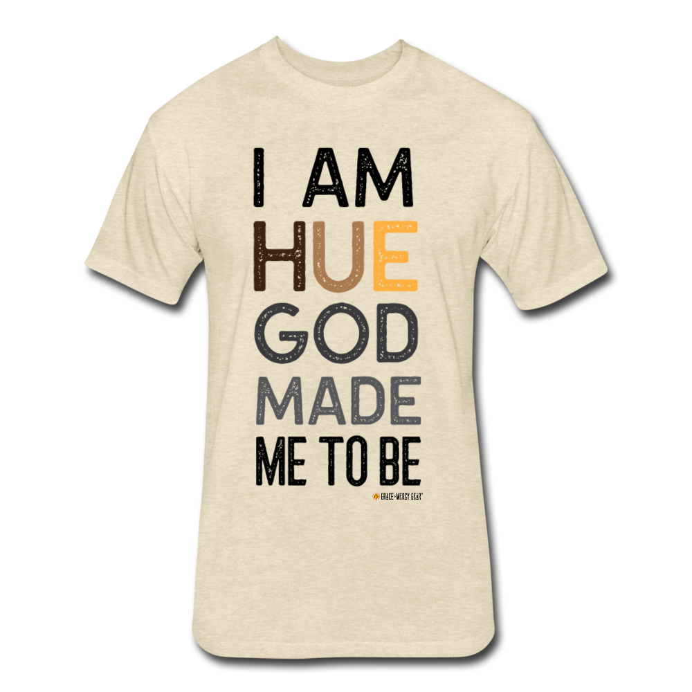 I am Hue Tee - heather cream