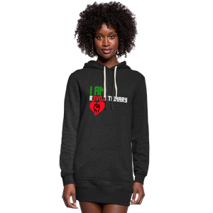 I AM REVOLUTIONARY Women's Hoodie Dress - heather black