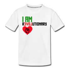 Load image into Gallery viewer, I AM REVOLUTIONARY Kids&#39; Premium T-Shirt - white
