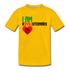 Load image into Gallery viewer, I AM REVOLUTIONARY Kids&#39; Premium T-Shirt - sun yellow

