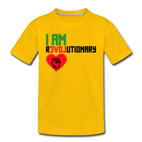 I AM REVOLUTIONARY Kids' Premium T-Shirt - sun yellow