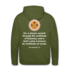 Load image into Gallery viewer, EntrePRAYneur Hoodie by Grace and Mercy Gear - olive green
